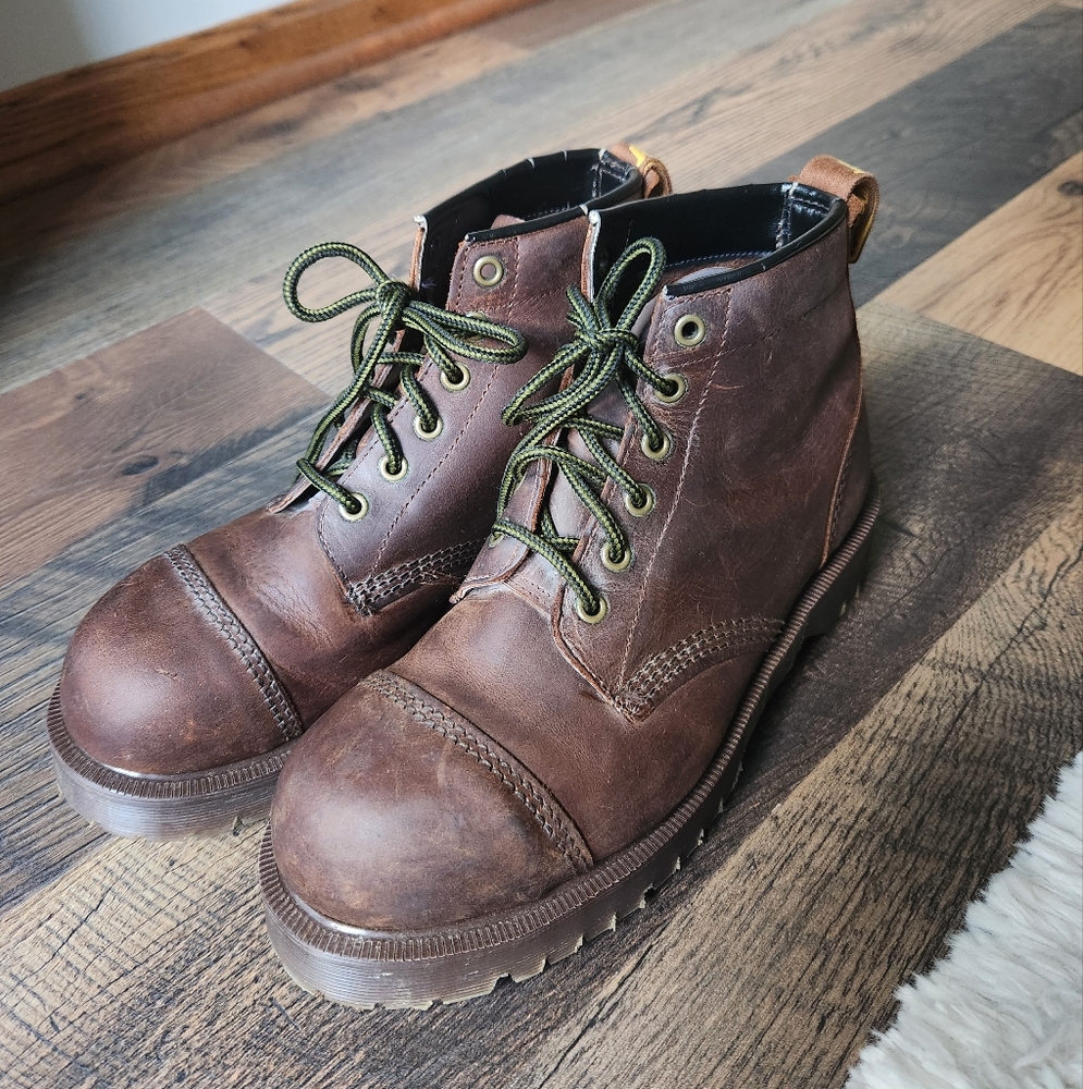 Doc Martens Brown Leather Ankle Boots